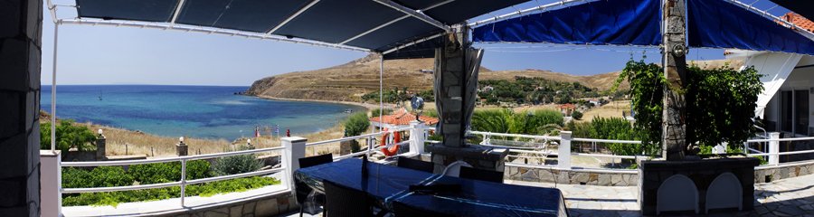 Terrace sea panorama