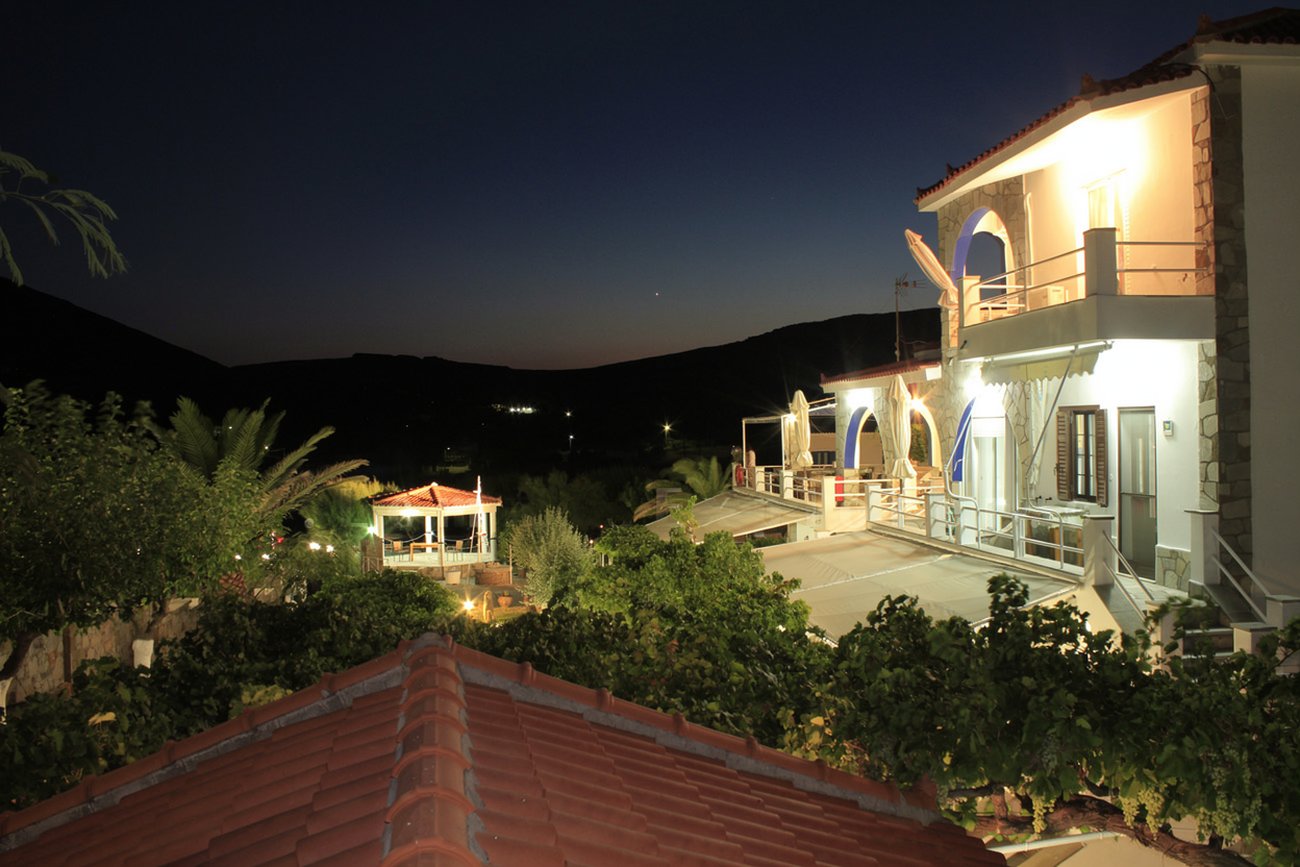 Property at twilight